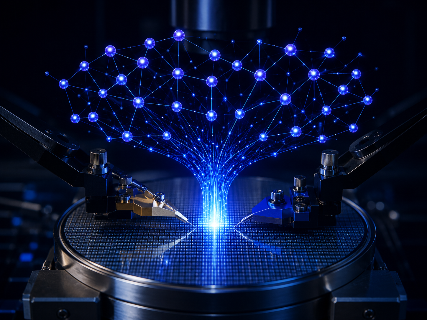 AI-driven materials discovery visualization