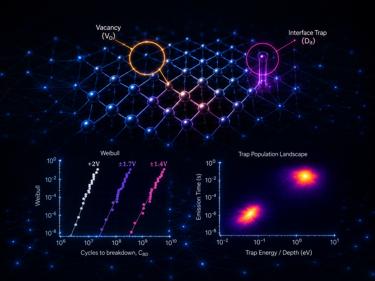 Conceptual material physics visualization